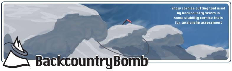 cornices and BackcountryBomb logo